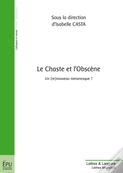 Capa do artigo Le Chaste Et L'Obscene