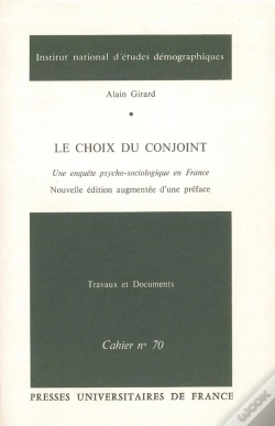 Capa do artigo Le Choix Du Conjoint
