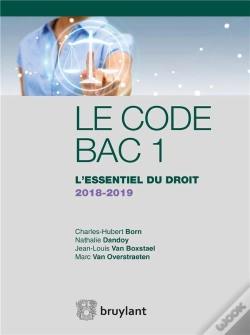 Capa do artigo Le Code Bac 1 - L'Essentiel Du Droit - 2018-2019 - A Jour Au 1<Sup>Er</Sup> Aout 2018