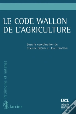 Capa do artigo Le Code Wallon De L'Agriculture