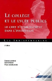 Capa do artigo Le Collège Et Le Lycée Publics ; Le Chef D
