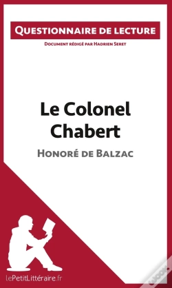 Capa do artigo Le Colonel Chabert De Balzac