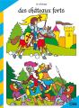 Le Coloriage Des Chateaux Forts : Le Chevalier Avec Drapeau - Preview
