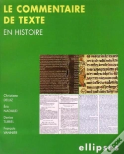 Capa do artigo Le Commentaire De Texte En Histoire