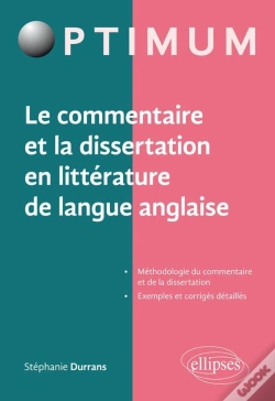 Capa do artigo Le Commentaire Et La Dissertation En Littérature De Langue Anglaise