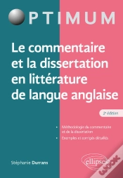Capa do artigo Le Commentaire Et La Dissertation En Littérature De Langue Anglaise