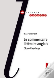 Capa do artigo Le Commentaire Litteraire Anglais.