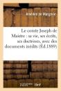 Le Comte Joseph De Maistre Edition 1889 - Preview
