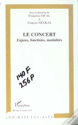 Capa do artigo Le Concert ; Enjeux Fonctions Modalites