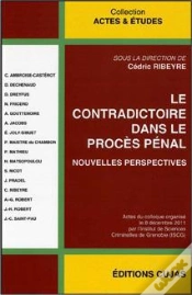 Capa do artigo Le Contradictoire Dans Le Proces Penal