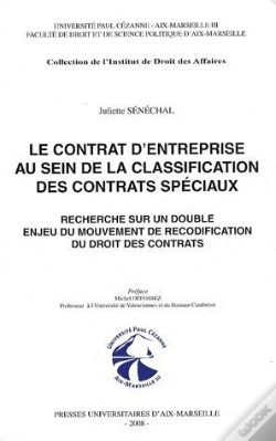 Capa do artigo Le Contrat D'Entreprise Au Sein De De La Classification Des Contrats Spéciaux