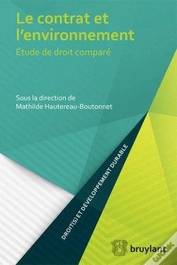 Capa do artigo Le Contrat Et L'Environnement ; Étude De Droit Comparé