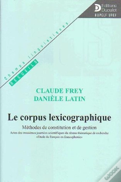 Capa do artigo Le Corpus Lexicographique