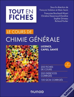 Capa do artigo Le Cours De Chimie Générale ; Licence, Capes, Santé (4e Édition)