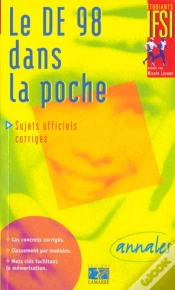 Capa do artigo Le De 98 Dans La Poche. Sujets Officiels Corriges