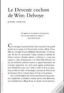 Capa do artigo Le Devenir-Cochon De Wim Delvoye