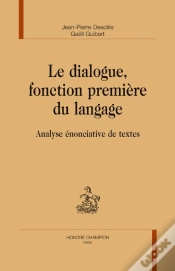 Capa do artigo Le Dialogue, Fonction Première Du Langage ; Analyse Énonciative De Textes
