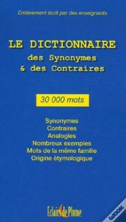 Capa do artigo Le Dictionnaire Des Synonymes Et Des Contraires