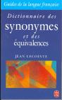 Le Dictionnaire Des Synonymes Et Des Equivalences - Preview
