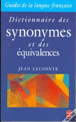 Capa do artigo Le Dictionnaire Des Synonymes Et Des Equivalences