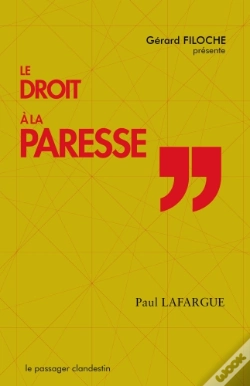 Capa do artigo Le Droit À La Paresse