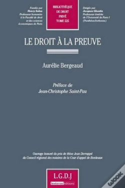 Capa do artigo Le Droit A La Preuve T.525