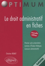 Capa do artigo Le Droit Administratif En Fiches. Nouvelle Édition