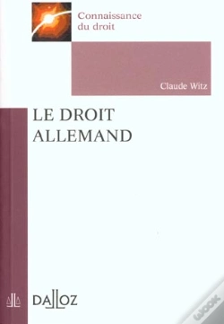 Capa do artigo Le Droit Allemand ; 1e Edition