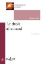 Le Droit Allemand (3e Édition) - Preview