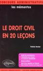 Le Droit Civil En 20 Leçons - Preview