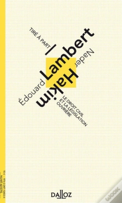 Capa do artigo Le Droit Civil Et La Législation Ouvrière