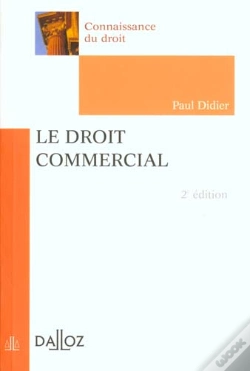 Capa do artigo Le Droit Commercial ; 2e Edition