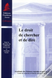 Capa do artigo Le Droit De Chercher Et De Dire