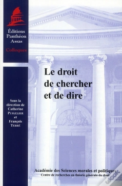 Capa do artigo Le Droit De Chercher Et De Dire