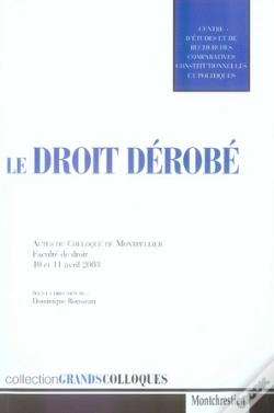 Capa do artigo Le Droit Dérobé