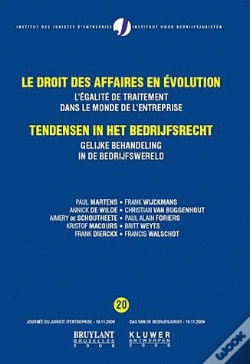 Capa do artigo Le Droit Des Affaires En Évolution ; L'Égalité De Traitement Dans Le Monde De L'Entreprise