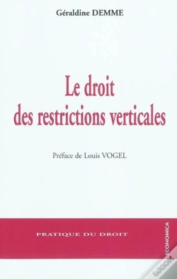Capa do artigo Le Droit Des Restrictions Verticales