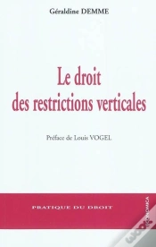 Capa do artigo Le Droit Des Restrictions Verticales