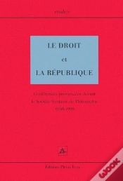 Capa do artigo Le Droit Et La Republique