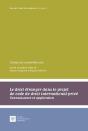 Le Droit Étranger Dans Le Projet De Code De Droit International Privé : Connaissance Et Application - Preview