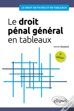 Capa do artigo Le Droit Pénal Général En Tableaux