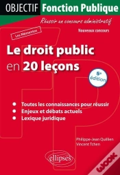 Capa do artigo Le Droit Public En 20 Lecons 5eme Edition