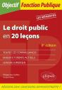 Le Droit Public En 20 Leçons (8e Édition) - Preview
