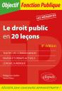 Le Droit Public En 20 Leçons - 8e Édition - Preview