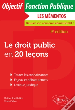 Capa do artigo Le Droit Public En 20 Leçons - 9e Édition