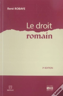 Capa do artigo Le Droit Romain