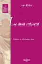 Le Droit Subjectif - Preview
