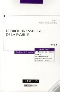 Capa do artigo Le Droit Transitoire De La Famille