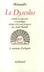 Le Dyscolos - Comedie En Cinq Actes Et Un Prologue - Preview