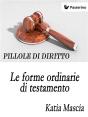 Le Forme Ordinarie Di Testamento - Preview
